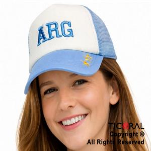 SOMBRERO VISERA ARGENTINA CON 3 ESTRELLAS ORO CAP x 1